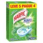 Pastilha Adesiva Harpic 2em1 pinho Leve 5uns Pague 4uns - unidade