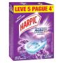 Pastilha Adesiva Sanitária Harpic Lavanda Embalagem Econômica com 5 unidades