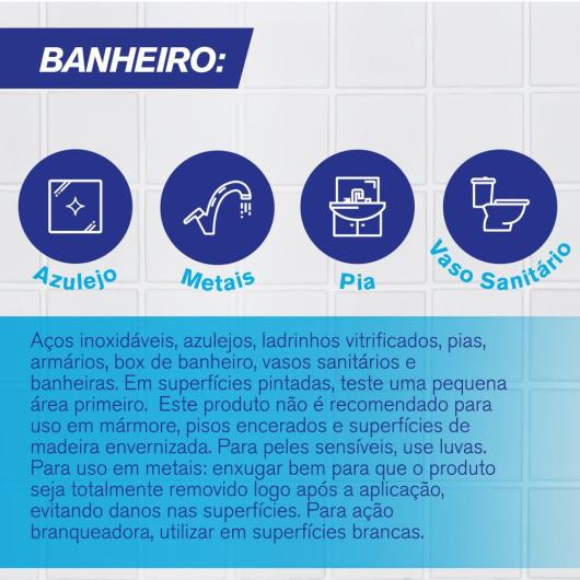 Limpador Spray Anti Bac Veja Banheiro Oxi 500ml Refil - Imagem em destaque