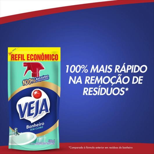 Branqueador Veja banheiro sem cloro Refil Econômico 400ml - Imagem em destaque