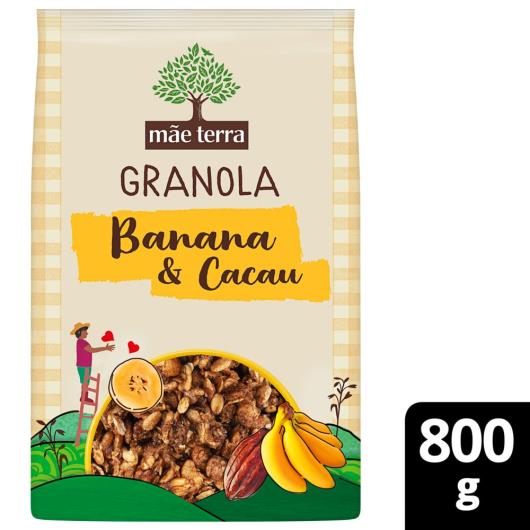 Granola Mãe Terra Banana e Cacau 800g - Imagem em destaque