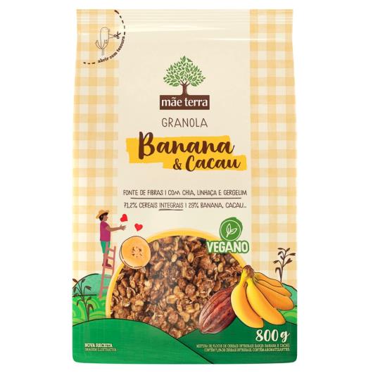 Granola Mãe Terra Banana e Cacau 800g - Imagem em destaque