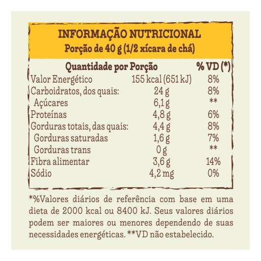 Granola Mãe Terra Banana e Cacau 800g - Imagem em destaque