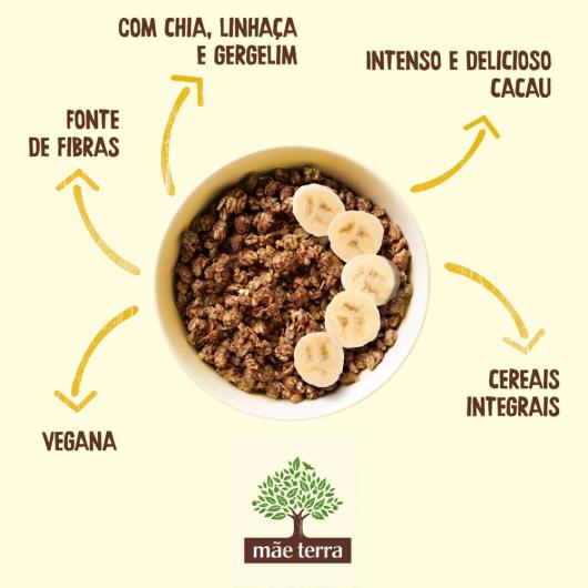 Granola Mãe Terra Banana e Cacau 800g - Imagem em destaque