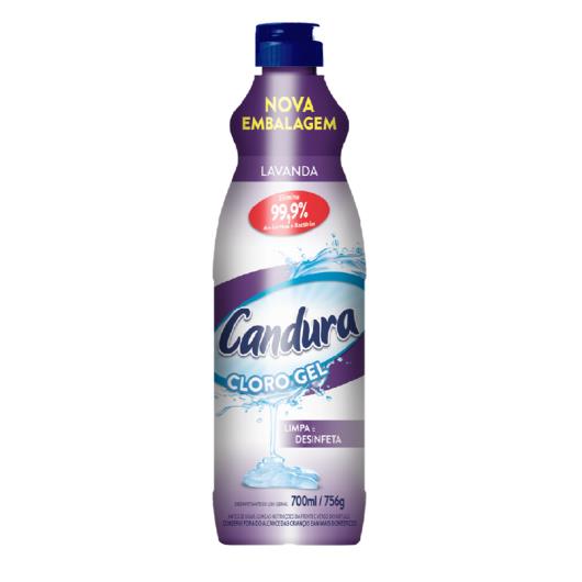 Desinfetante Candura cloro gel lavanda 700ml - Imagem em destaque