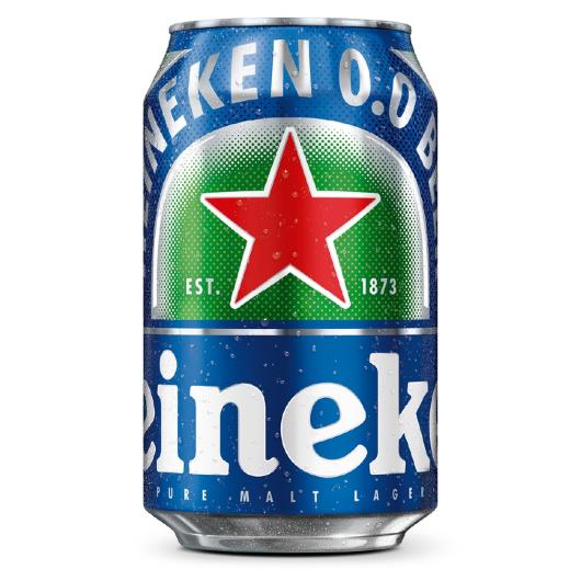 Cerveja Heineken 0,0% álcool 350ml - Imagem em destaque