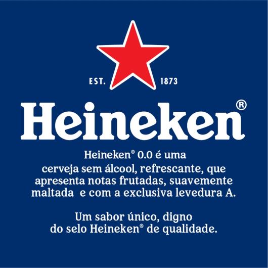 Cerveja Heineken 0,0% álcool Long Neck - 330ml - Imagem em destaque