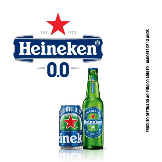 Cerveja Heineken 0,0% álcool Long Neck - 330ml - Imagem em destaque