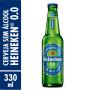 Cerveja Heineken 0,0% álcool Long Neck - 330ml