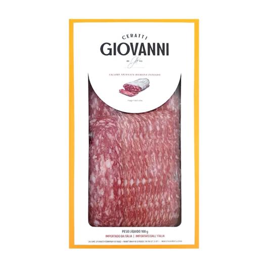 Salame Ceratti spianata romana Fatiado - 100g - Imagem em destaque