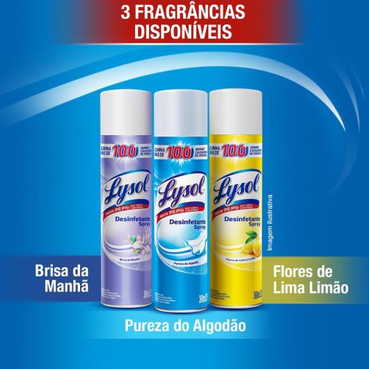 Desinfetante Spray Lysol - Pureza do Algodão 295g - Imagem em destaque