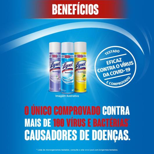 Desinfetante Spray Lysol - Pureza do Algodão 295g - Imagem em destaque