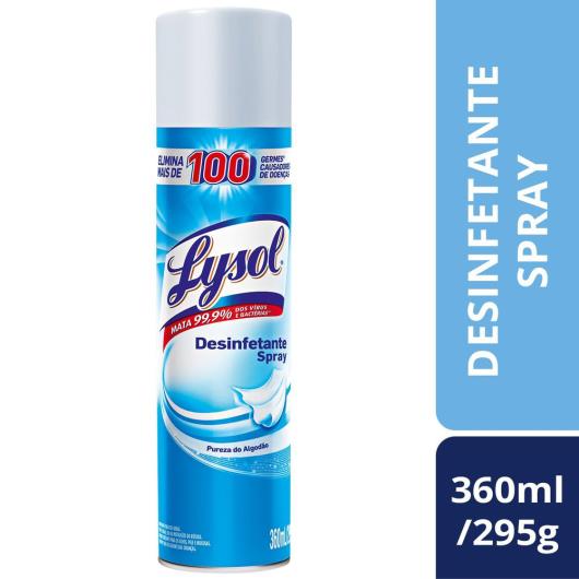 Desinfetante Spray Lysol - Pureza do Algodão 295g - Imagem em destaque