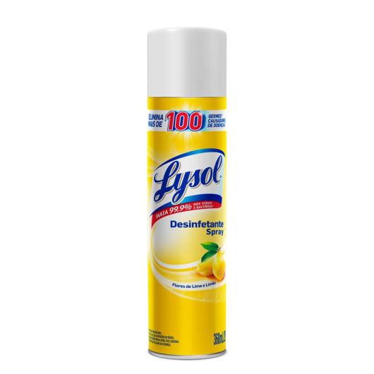 Desinfetante Lysol spray Flores de Lima e Limão 360ml - Imagem em destaque