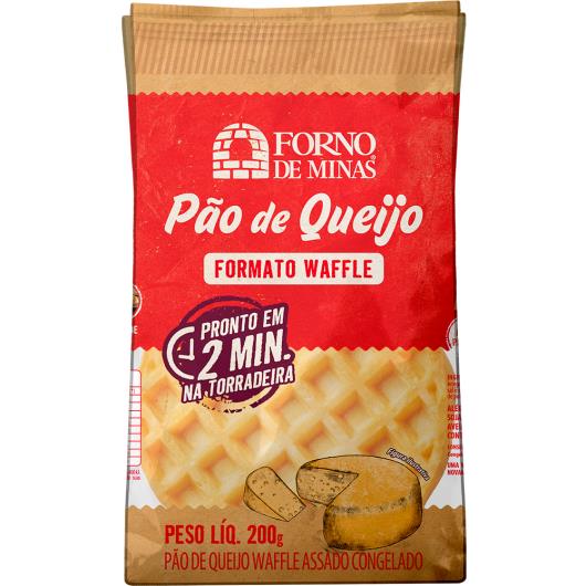 Pão de Queijo Forno de Minas formato waffle 200g - Imagem em destaque