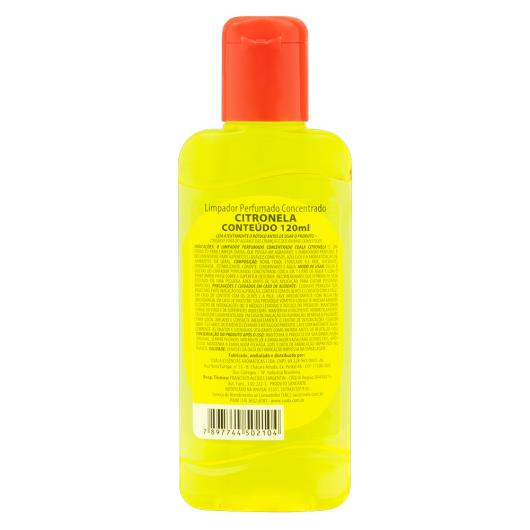 Limpador Perfumado Concentrado Citronela Coala Squeeze 120ml - Imagem em destaque