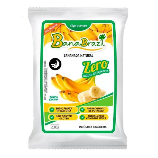 Bananada Natural Bana Brazil 230g - Imagem em destaque