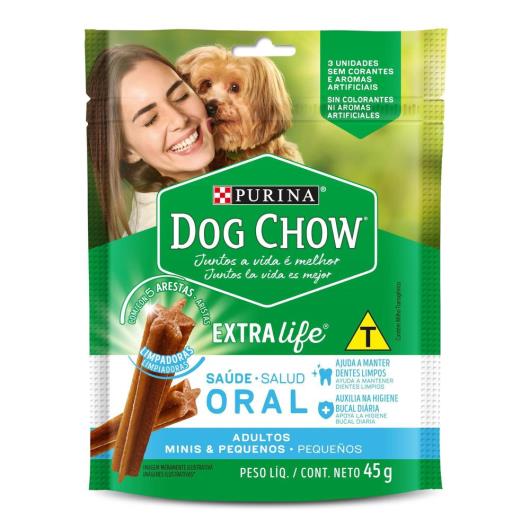 NESTLÉ® PURINA® DOG CHOW® Saúde Oral® Petisco para Cães Adultos Minis & Pequenos 45g - Imagem em destaque