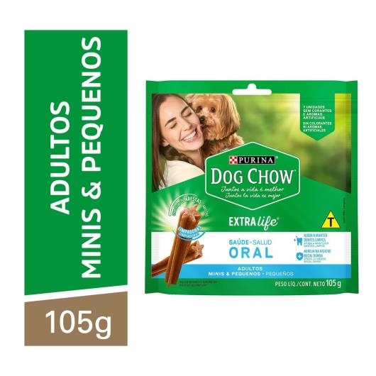NESTLÉ® PURINA® DOG CHOW® Saúde Oral® Petisco para Cães Adultos Minis & Pequenos 105g - Imagem em destaque