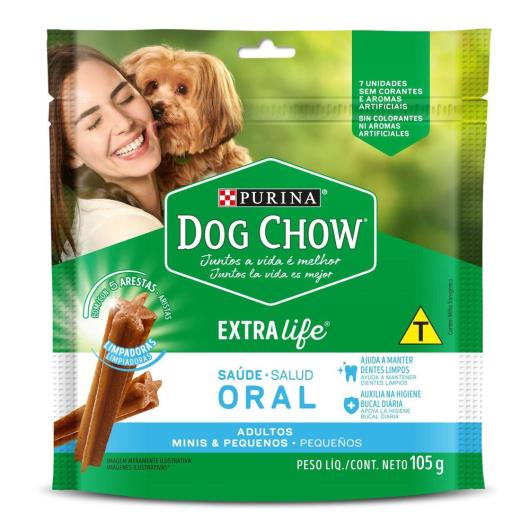 NESTLÉ® PURINA® DOG CHOW® Saúde Oral® Petisco para Cães Adultos Minis & Pequenos 105g - Imagem em destaque