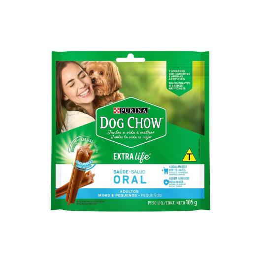 NESTLÉ® PURINA® DOG CHOW® Saúde Oral® Petisco para Cães Adultos Minis & Pequenos 105g - Imagem em destaque