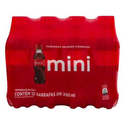 Refrigerante Coca Cola ORIGINAL Pet 12x200ml - Imagem em destaque