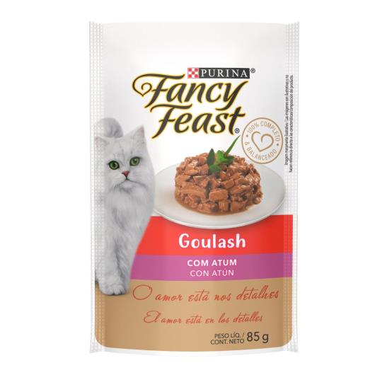 Alimento para Gatos Adultos Goulash com Atum Purina Fancy Feast Sachê 85g - Imagem em destaque