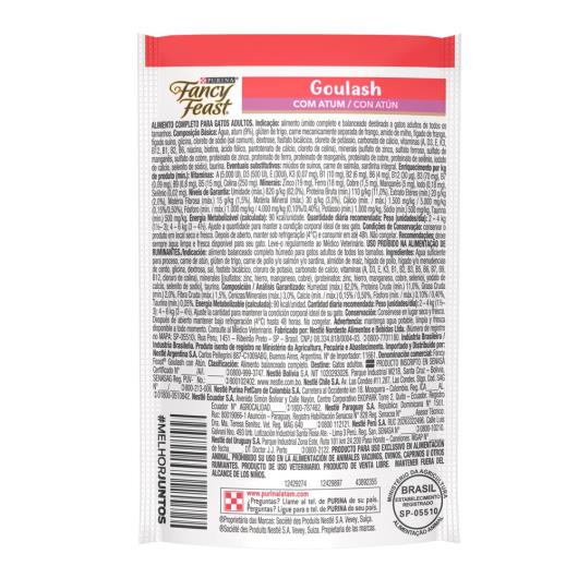 Alimento para Gatos Adultos Goulash com Atum Purina Fancy Feast Sachê 85g - Imagem em destaque