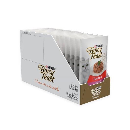 Alimento para Gatos Adultos Goulash com Atum Purina Fancy Feast Sachê 85g - Imagem em destaque