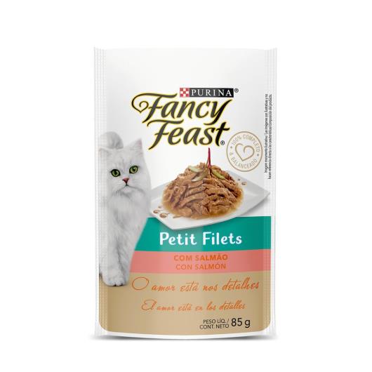 NESTLÉ PURINA FANCY FEAST PETIT FILET Ração Úmida para Gatos Adultos Salmão 85g - Imagem em destaque