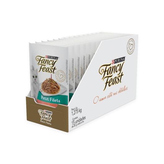 NESTLÉ PURINA FANCY FEAST PETIT FILET Ração Úmida para Gatos Adultos Salmão 85g - Imagem em destaque