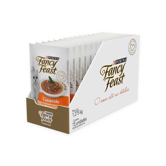 Alimento para Gatos Adultos Casserole com Frango e Peru Purina Fancy Feast Sachê 85g - Imagem em destaque