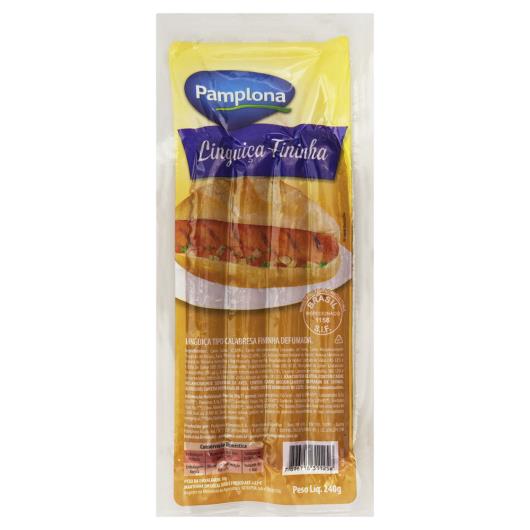 Linguiça Pamplona Fininha 240g - Imagem em destaque