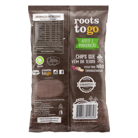 Chips de Batata-Doce Azeite e Manjericão Roots To Go Pacote 45g - Imagem em destaque