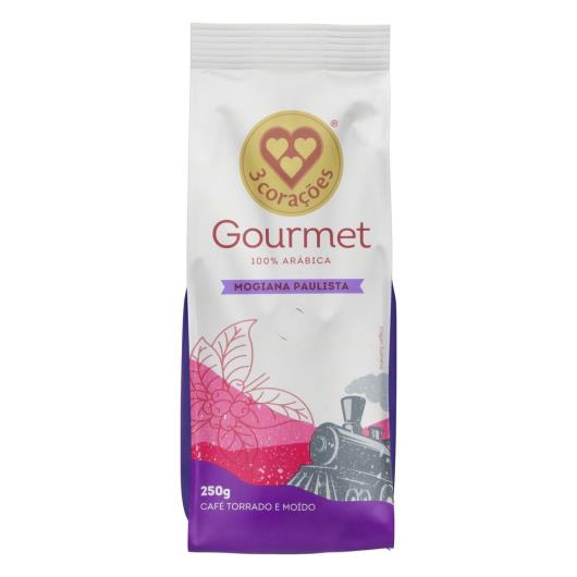 Café em pó 3 Corações Gourmet Mogiana Paulista 250g - Imagem em destaque