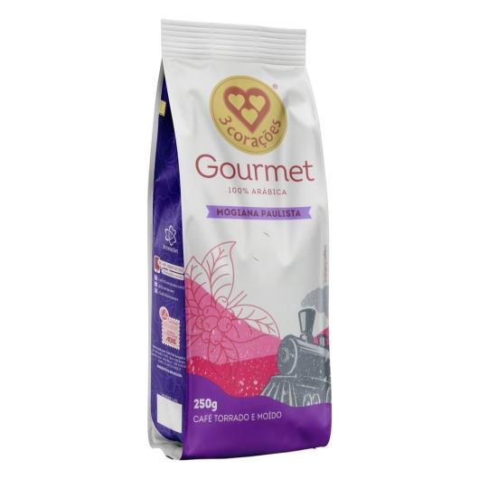 Café em pó 3 Corações Gourmet Mogiana Paulista 250g - Imagem em destaque
