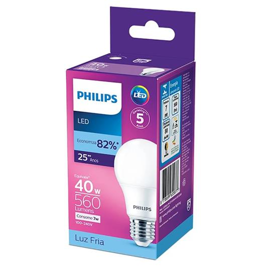 Lampada Philips led luz fria 7w40w - Imagem em destaque