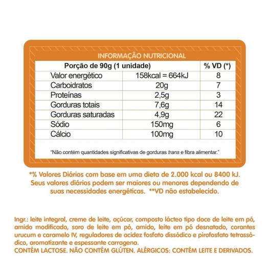 Sobremesa Danette Doce de Leite 180g 2 unidades - Imagem em destaque