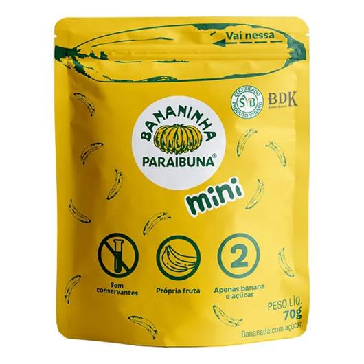 Bananinha Paraibuna mini 70g - Imagem em destaque