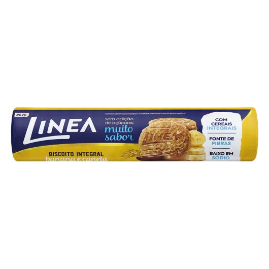 Biscoito Integral Banana e Canela Linea Pacote 120g - Imagem em destaque