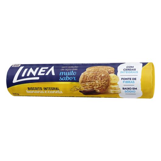 Biscoito Integral Banana e Canela Linea Pacote 120g - Imagem em destaque