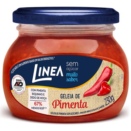 Geleia Pimenta Zero Açúcar Linea Vidro 230g - Imagem em destaque