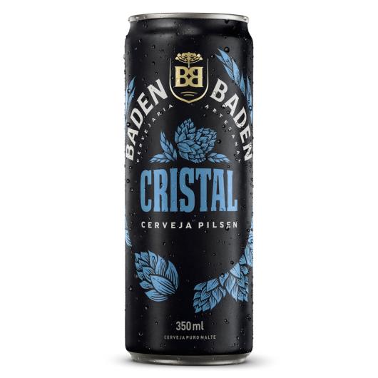 Cerveja Pilsen Cristal Baden Baden Lata 350ml - Imagem em destaque