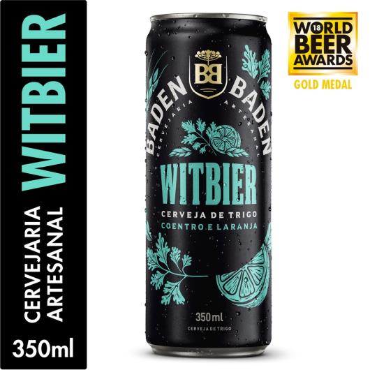Cerveja Witbier Coentro e Laranja Baden Baden Lata 350ml - Imagem em destaque