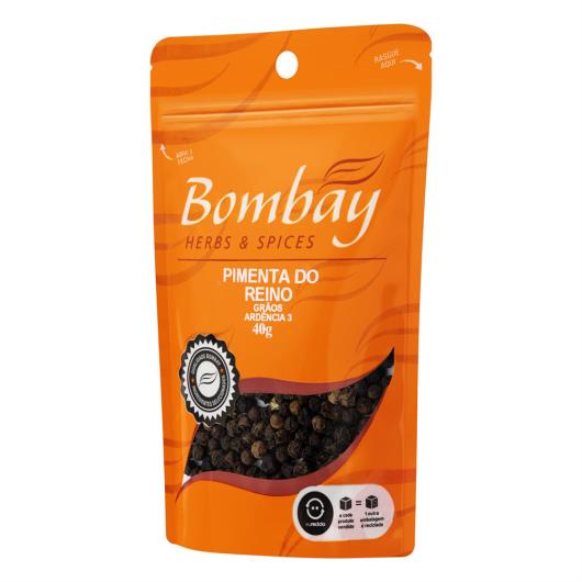 Pimenta-do-Reino Grãos Bombay Herbs & Spices Pouch 40g - Imagem em destaque