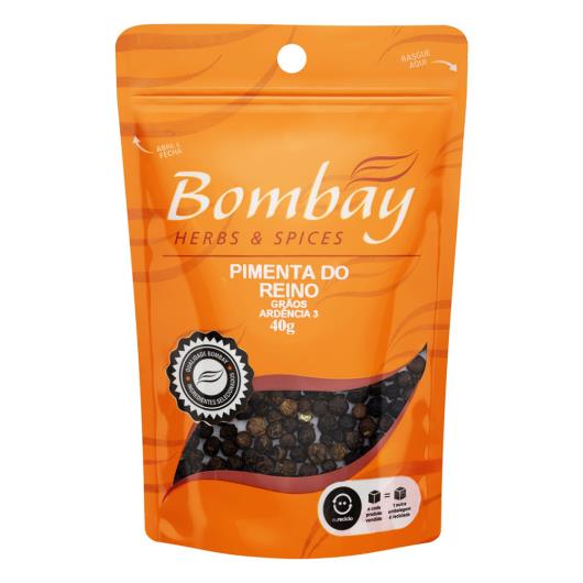 Pimenta-do-Reino Grãos Bombay Herbs & Spices Pouch 40g - Imagem em destaque