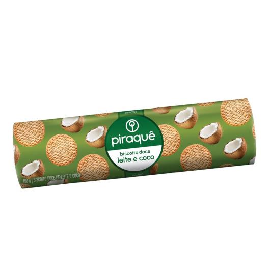 Biscoito leite maltado coco Piraquê 160g - Imagem em destaque