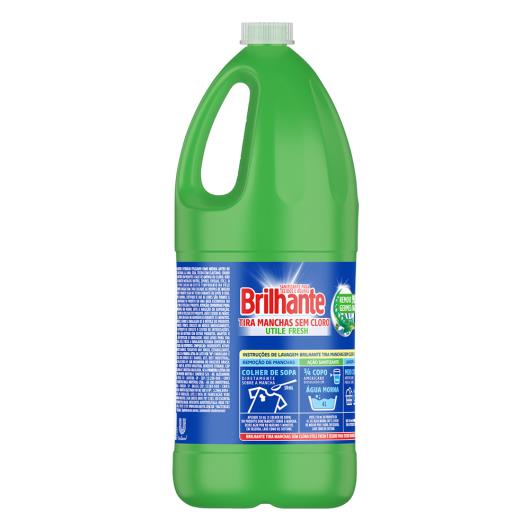 Tira-Manchas Líquido Brilhante Roupas Brancas e Coloridas Fresh 2l Grátis 500ml - Imagem em destaque