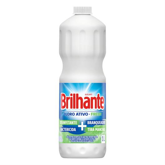 Alvejante Uso Geral com Cloro Fresh Brilhante Frasco 1l - Imagem em destaque