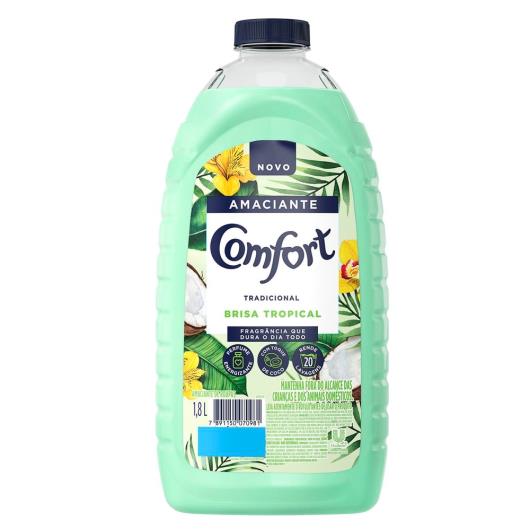 Amaciante Diluído Comfort Tradicional Brisa Tropical 1.8L - Imagem em destaque